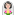 Woman With Veil Flat Light icon