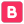 B Button Blood Type Flat icon