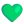 Green Heart Flat icon