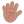Hand With Fingers Splayed Flat Medium icon