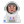 Man Astronaut Flat Medium icon