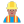 Man Construction Worker Flat Medium icon