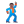 Man Dancing Flat Medium Dark icon