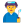 Man Factory Worker Flat Default icon