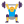 Man Lifting Weights Flat Default icon