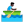 Man Rowing Boat Flat Dark icon