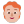 Person Red Hair Flat Medium Light icon
