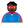 Person Superhero Flat Dark icon
