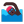 Person Swimming Flat Dark icon