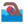 Person Swimming Flat Medium Dark icon