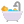 Person Taking Bath Flat Default icon