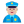Police Officer Flat Medium Light icon