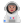 Woman Astronaut Flat Medium icon