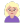 Woman Frowning Flat Medium Light icon