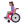 Woman In Manual Wheelchair Flat Medium icon