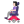Woman In Motorized Wheelchair Flat Light icon