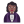 Woman In Tuxedo Flat Medium Dark icon