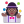 Woman Juggling Flat Medium Dark icon
