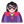 Woman Supervillain Flat Light icon