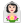 Woman With Veil Flat Light icon