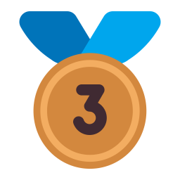 Rd Place Medal Flat icon