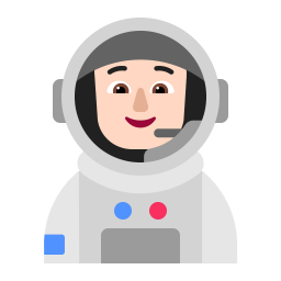 Astronaut Flat Light icon