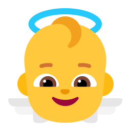 Baby Angel Flat Default icon