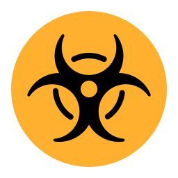 Biohazard Flat icon