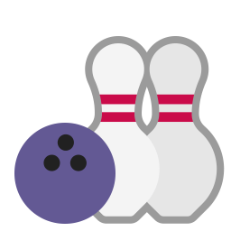 Bowling Flat icon