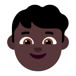 Boy Flat Dark icon