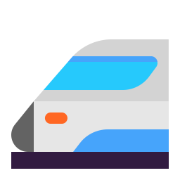 Bullet Train Flat icon