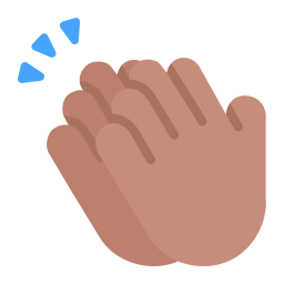 Clapping Hands Flat Medium icon