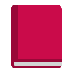 Closed Book Flat icon