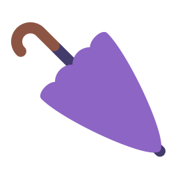 Closed Umbrella Flat icon