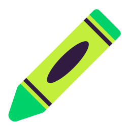 Crayon Flat icon