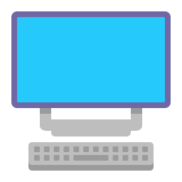 Desktop Computer Flat icon