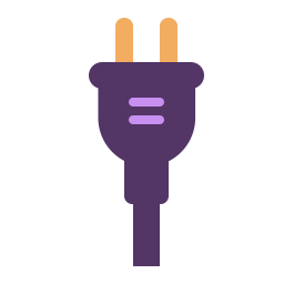 Electric Plug Flat icon