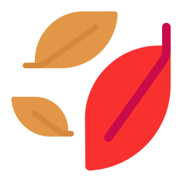 Fallen Leaf Flat icon