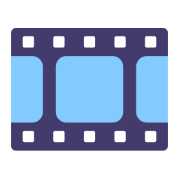 Film Frames Flat icon