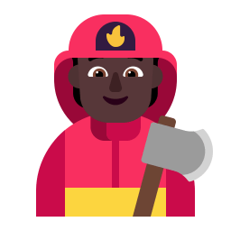 Firefighter Flat Dark icon