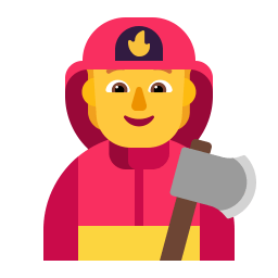 Firefighter Flat Default icon