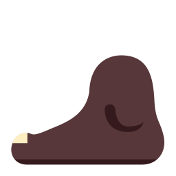 Foot Flat Dark icon