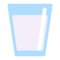 Glass Of Milk Flat icon
