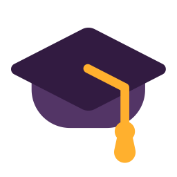 Graduation Cap Flat icon