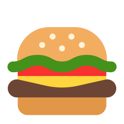 Hamburger Flat icon