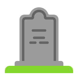 Headstone Flat icon