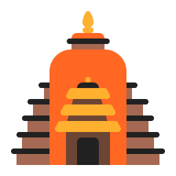 Hindu Temple Flat icon