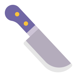 Kitchen Knife Flat icon