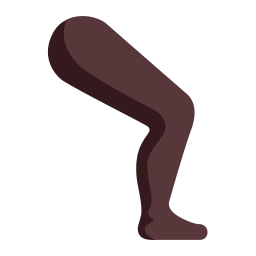 Leg Flat Dark icon