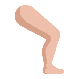 Leg Flat Medium Light icon